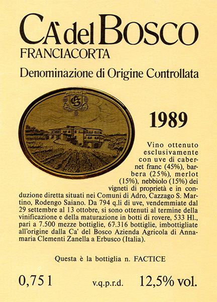 Curtefranca Rosso DOC