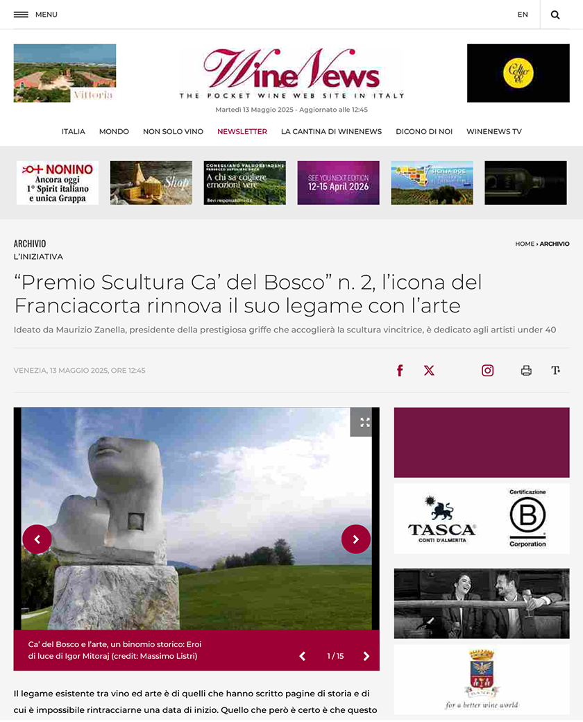 “Premio Scultura Ca’ del Bosco” n. 2, [..]