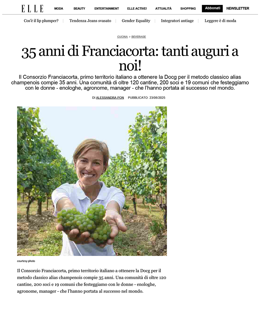 35 anni di Franciacorta: tanti auguri a noi!