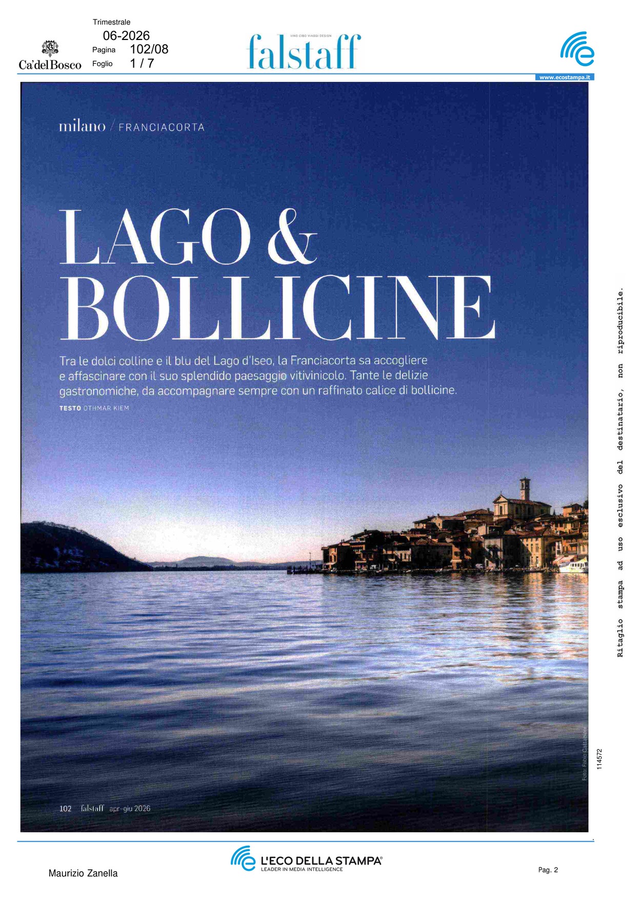 Lago & Bollicine