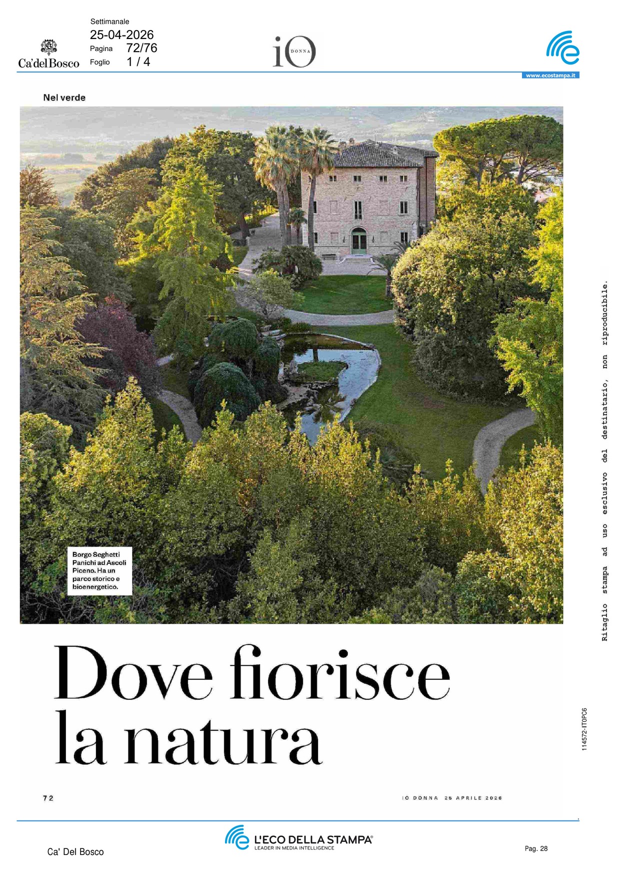 Dove fiorisce la natura