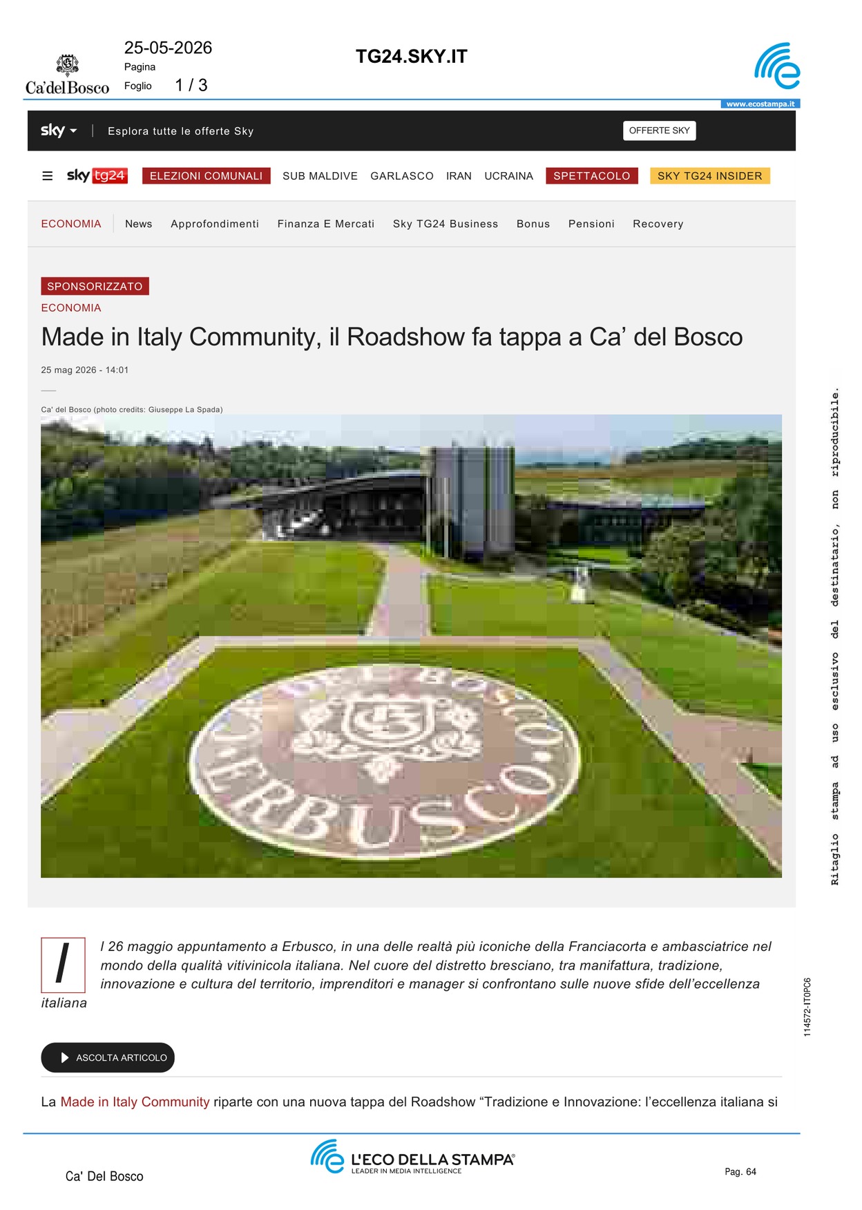 Made in Italy Community, il Roadshow fa tappa a [..]