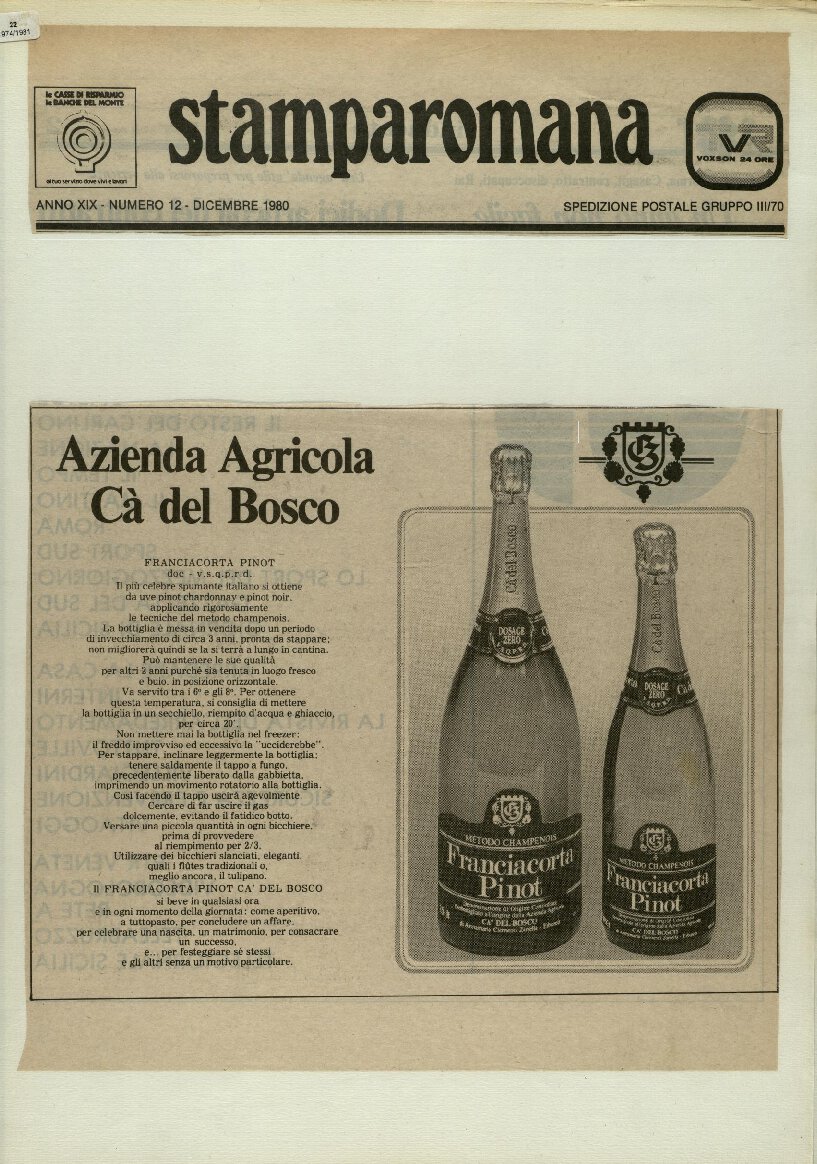 Azienda agricola Ca’ del Bosco