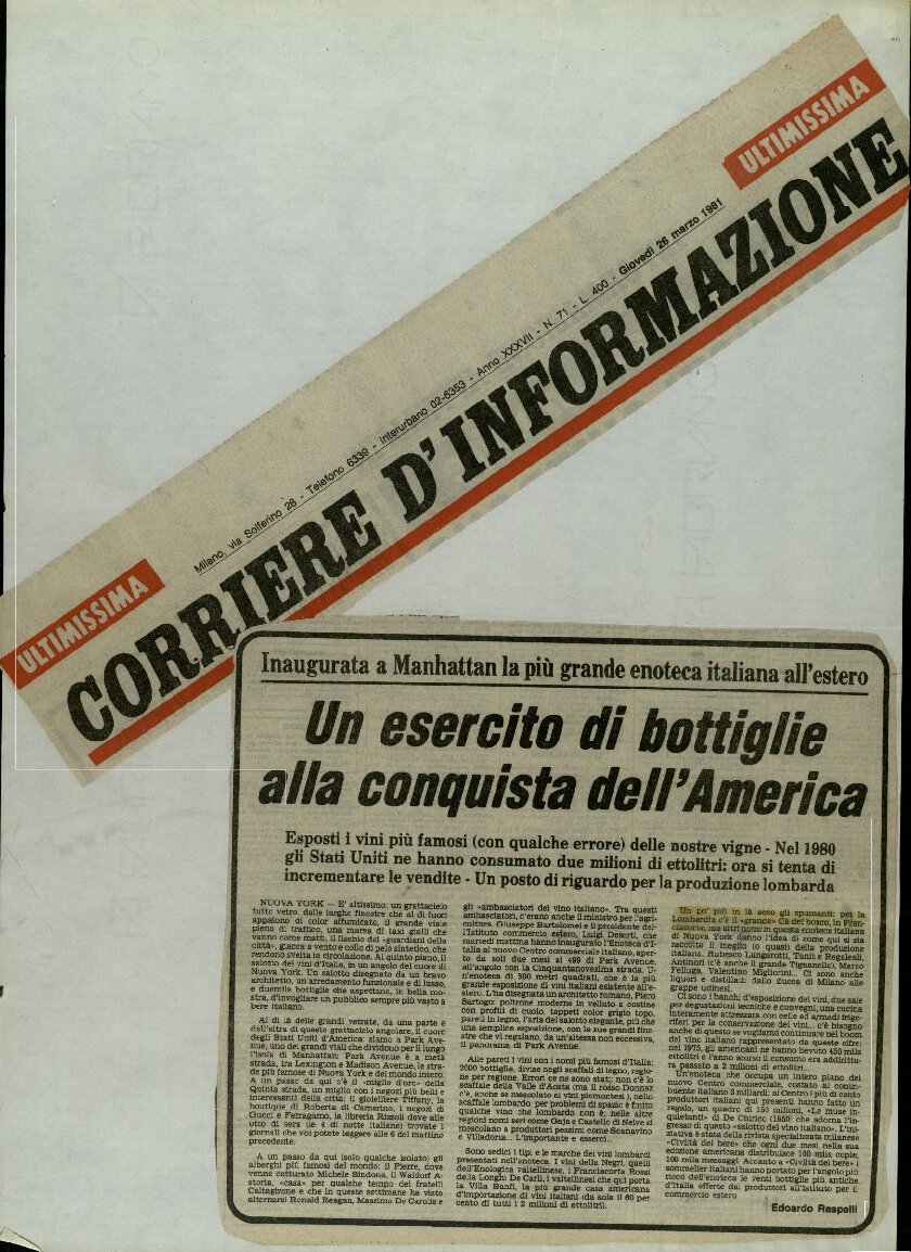 Un esercito di bottiglie alla conquista [..]