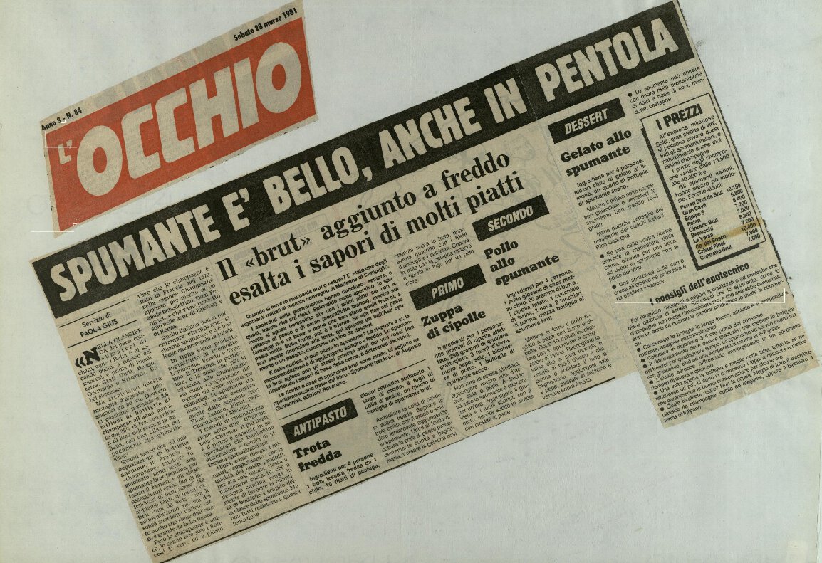 Spumante è bello, anche in pentola