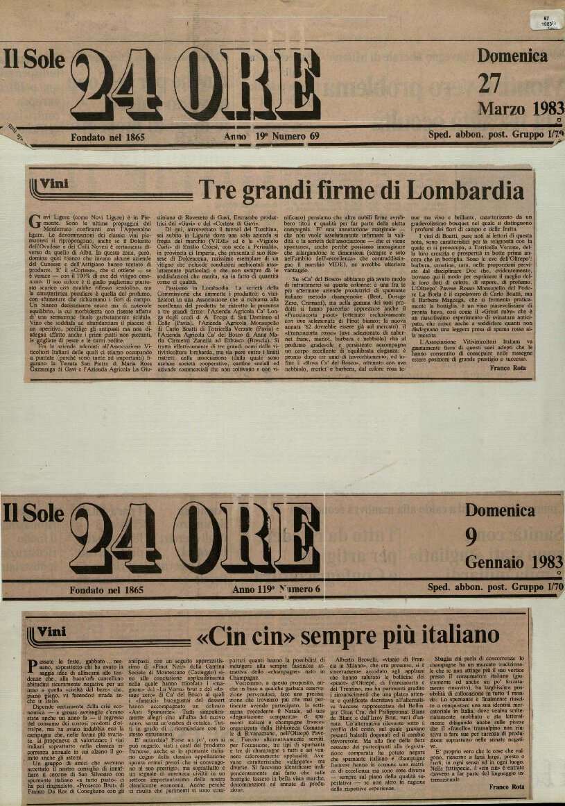 “Cin cin” sempre più italiano