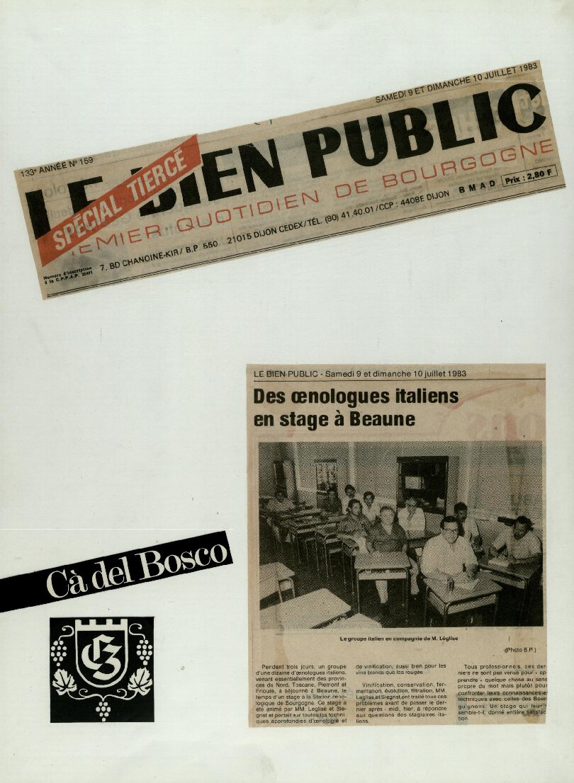 Des oenologues italiens en stage à Beaune