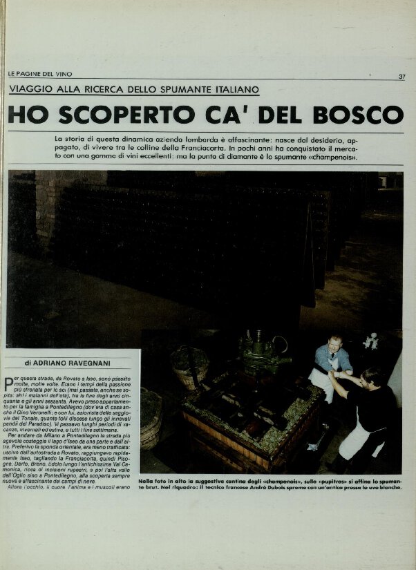 Ho scoperto Ca’ del Bosco