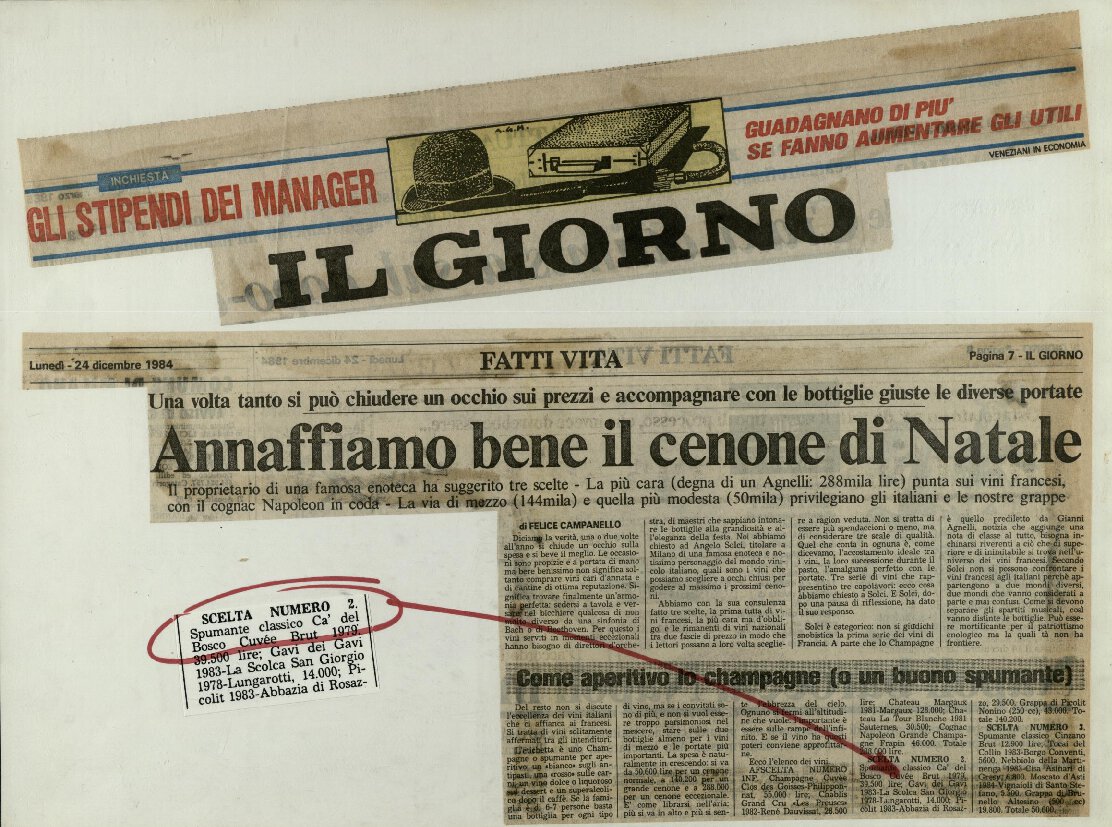 Annaffiamo bene il cenone di Natale