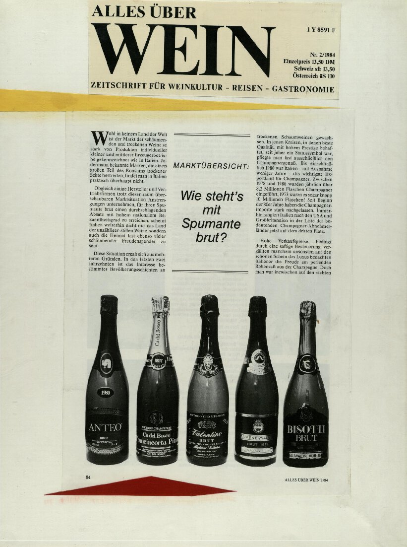 Wie steht\'s mit Spumante brut?