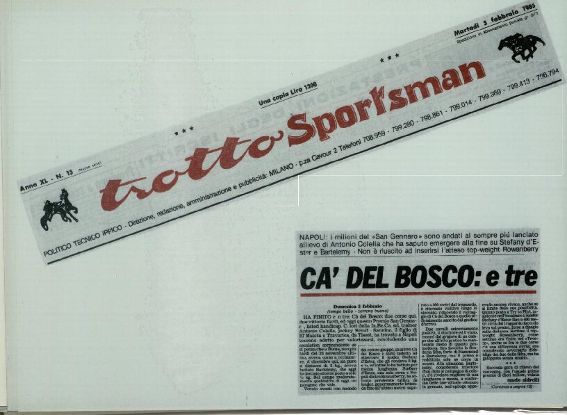 Ca’ del Bosco: e tre