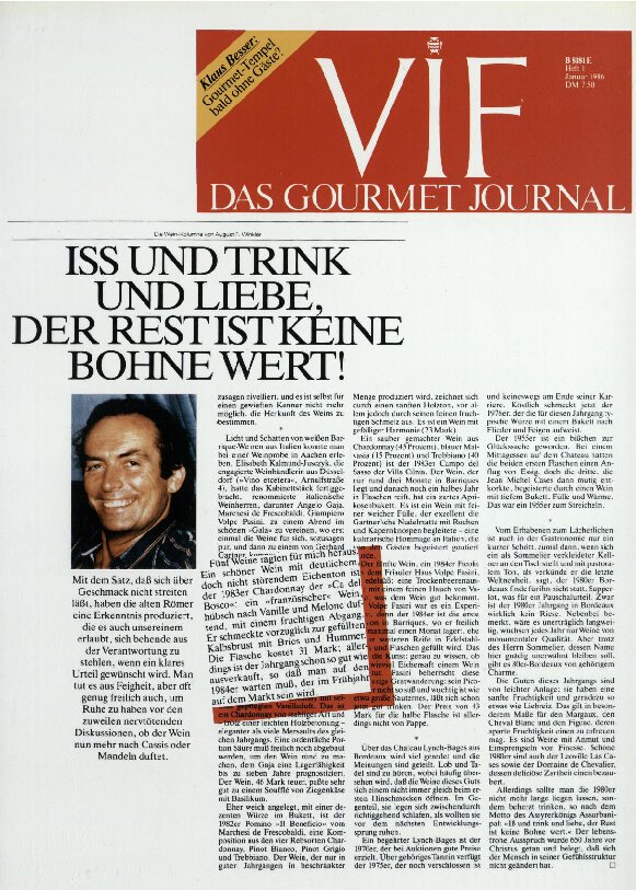 Iss und trink und liebe, der resti ist keine [..]