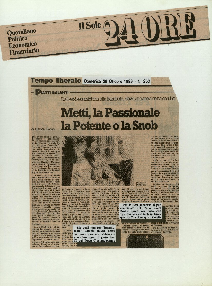 Metti, la Passionale la Potente o la Snob