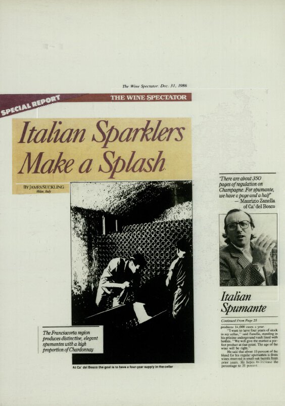 Italian sparklers make a splash