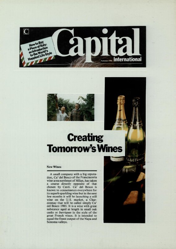 Creating tomorrow\'s wines