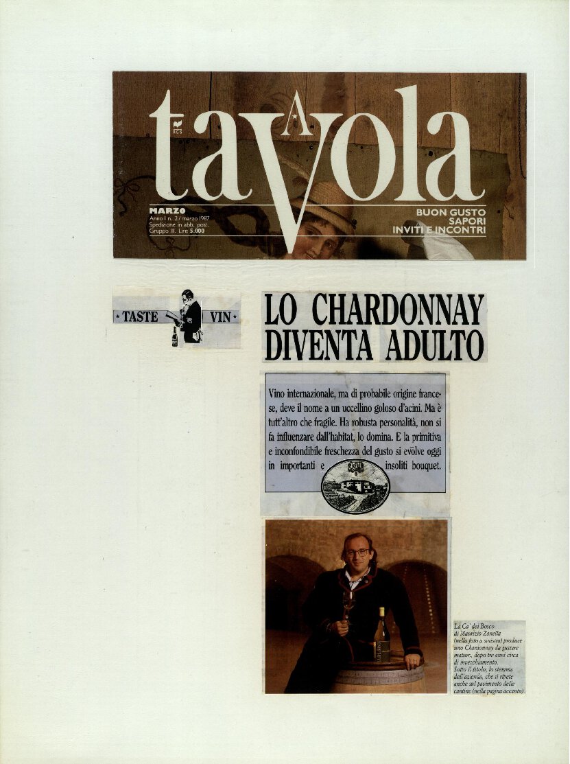 Lo Chardonnay diventa adulto