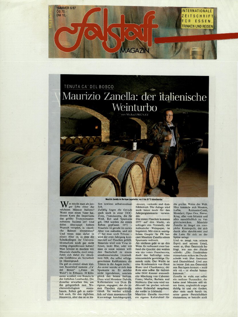 Maurizio Zanella: der italianische weinturbo