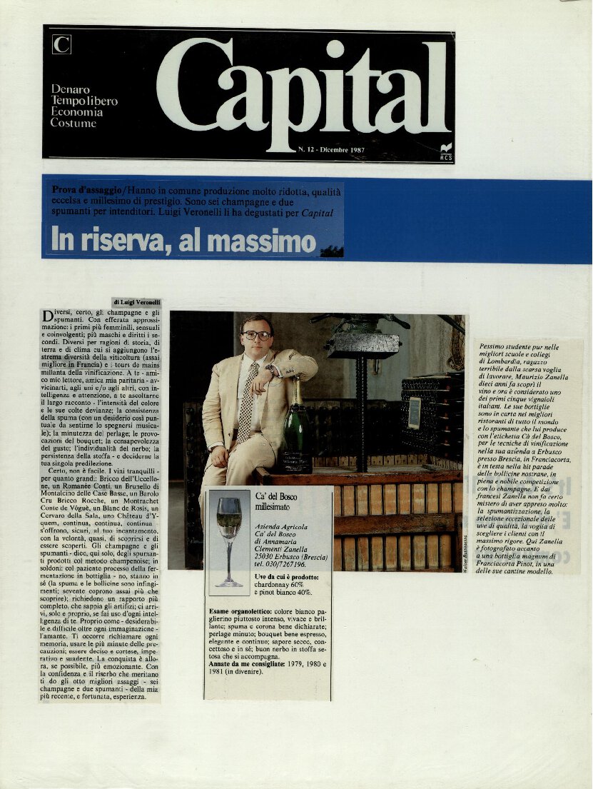 In riserva, al massimo