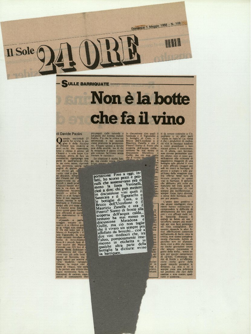Non è la botte che fa il vino